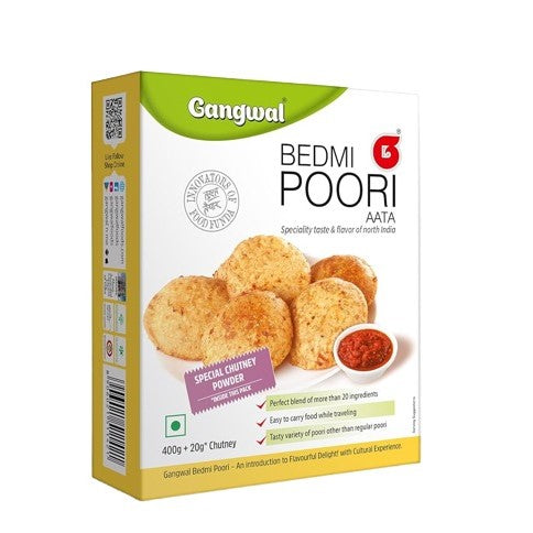 Bedmi Poori Aata (400 g - Gangwal)